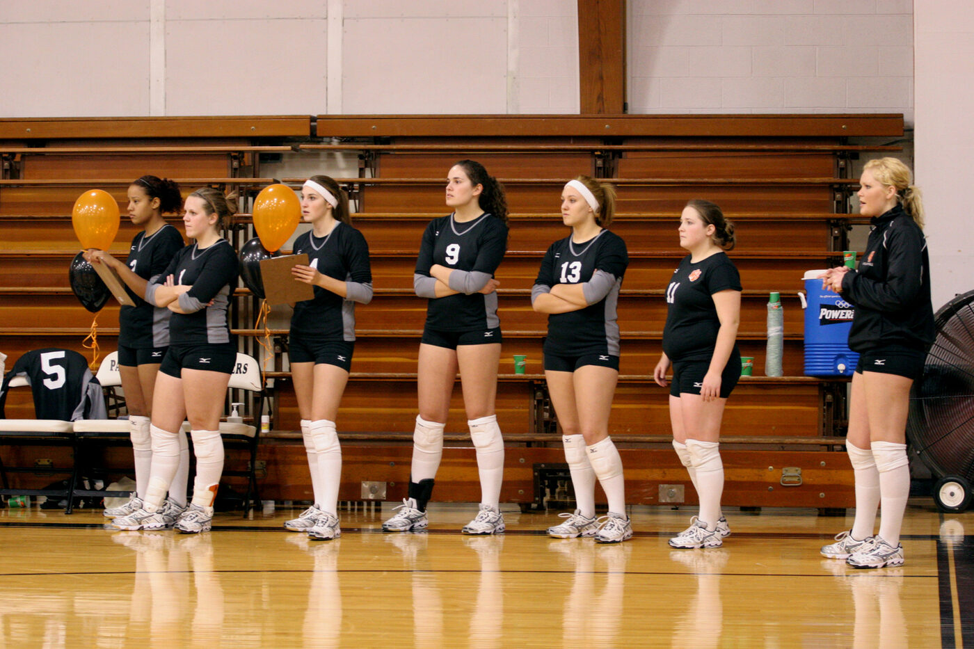 Greenville Panthers women's volleyball team photo from the 2006 season.